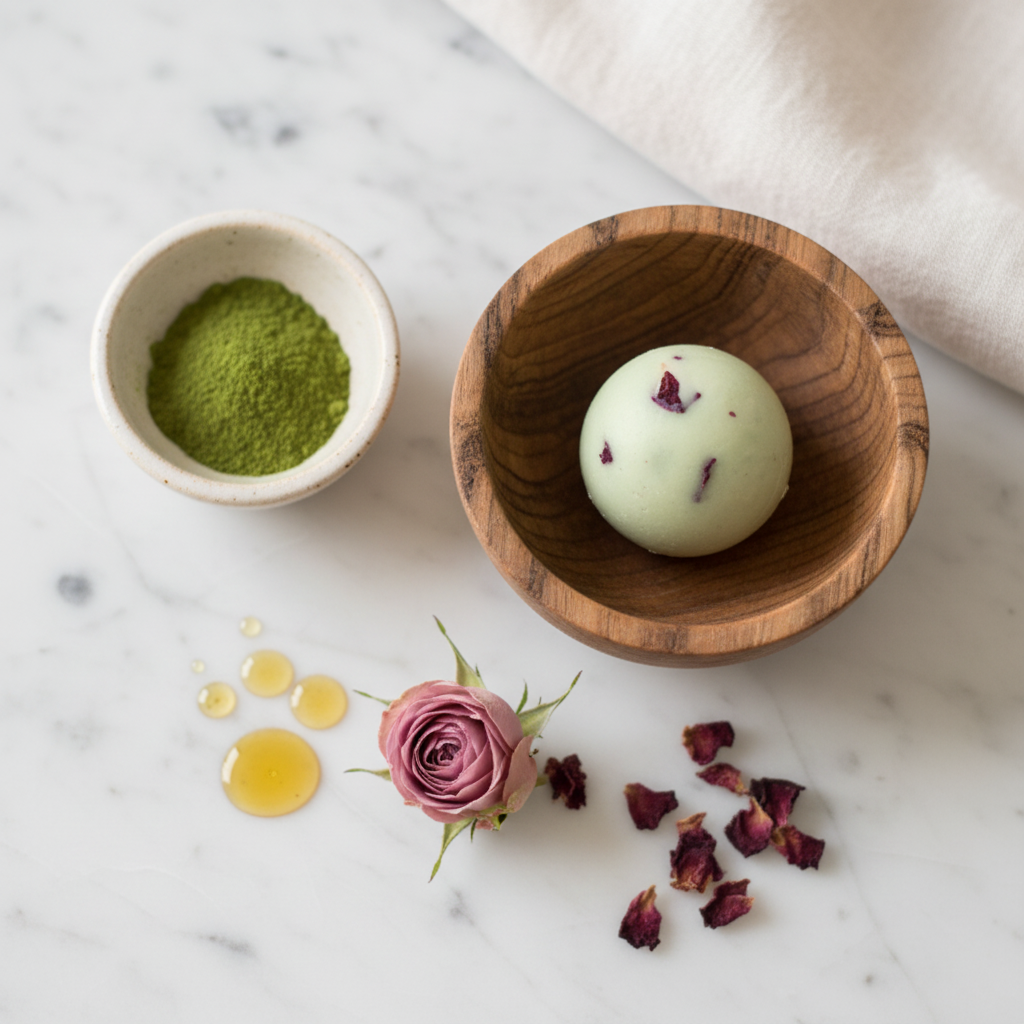 Matcha Rose Ballm - Lifestyle Photo